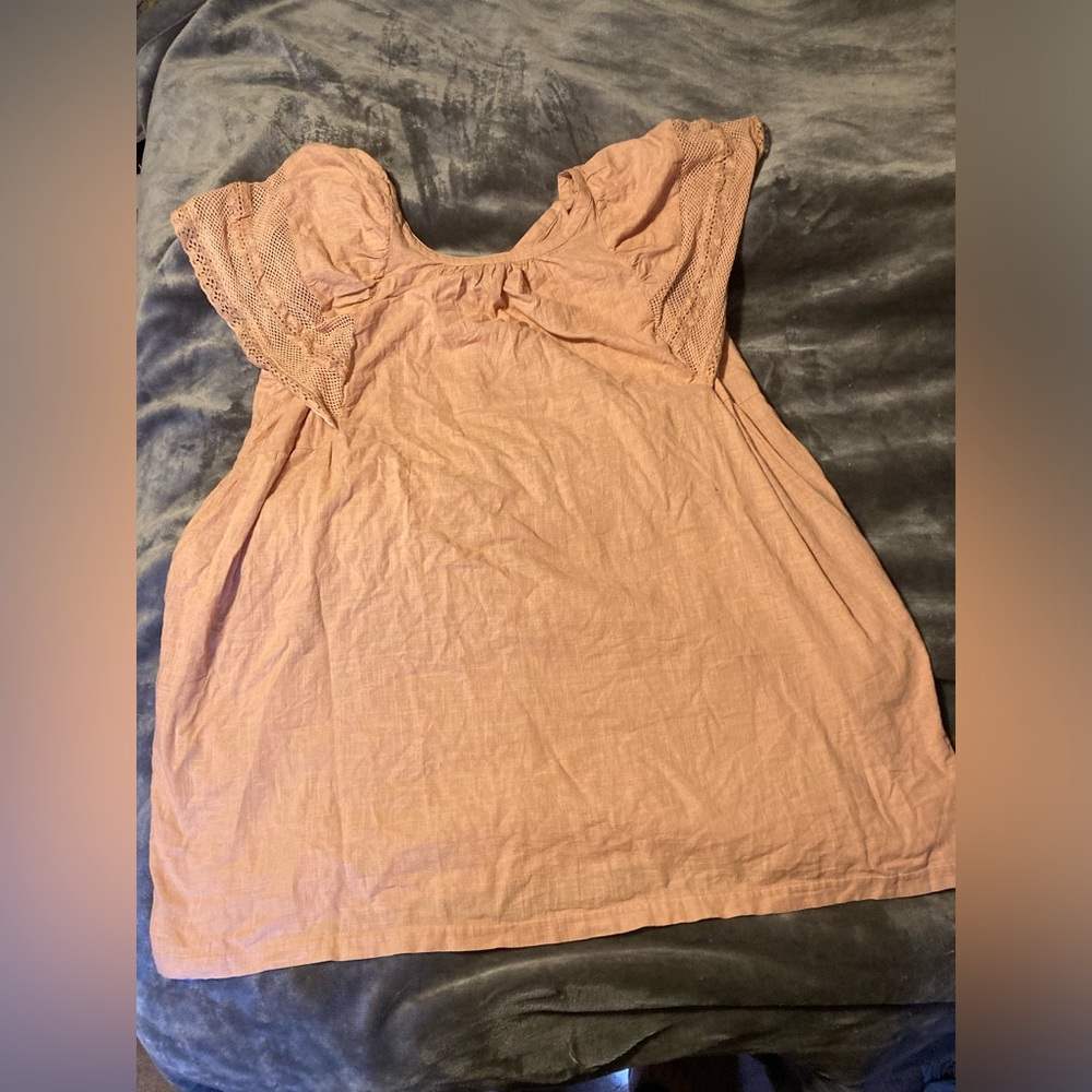 Women’s Old Navy  Flutter-Sleeve Tie-Back Mini Swing Dress Size XXL - Picture 7 of 8